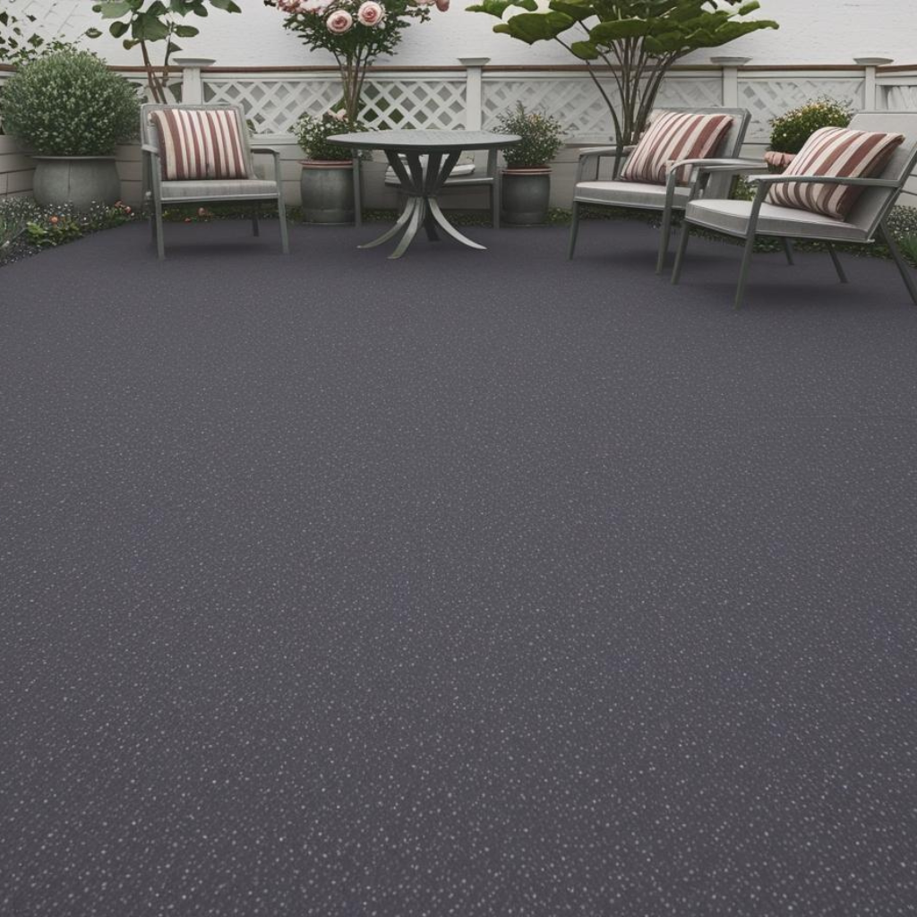 Black Resin Patio in Caerwys
