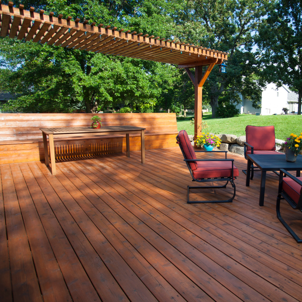 Patio Decking Replaced in Caerwys