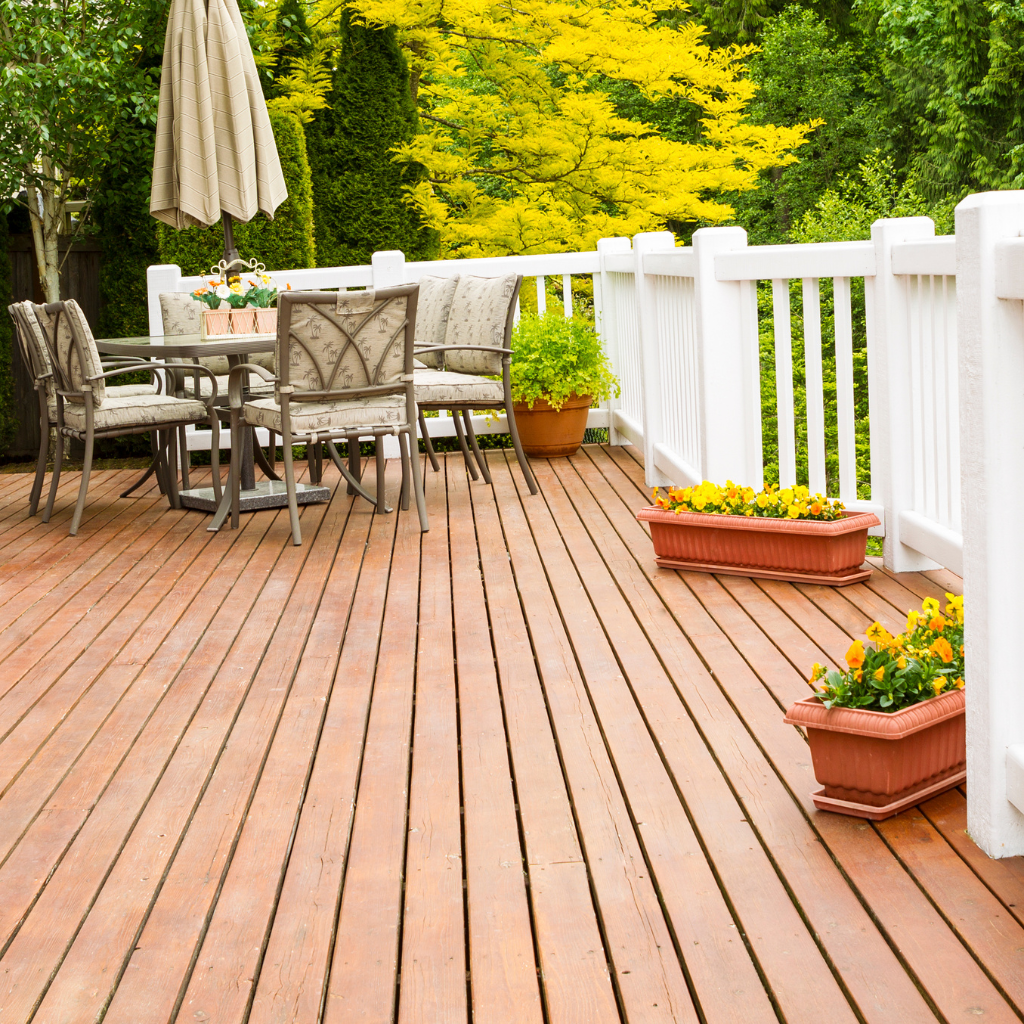 Professional Decked Patios in Caerwys